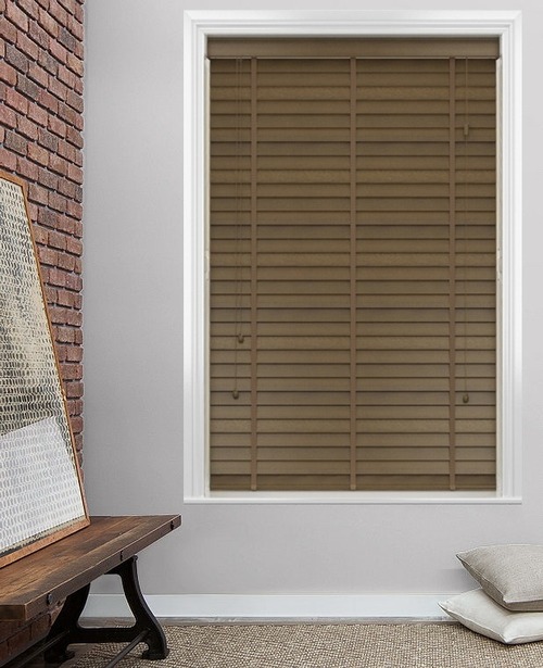 Editions Dark Oak Real Wood Blind With Tapes 2