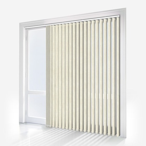 Fashion Cream Textured Vertical Blind Replacement Slats 3