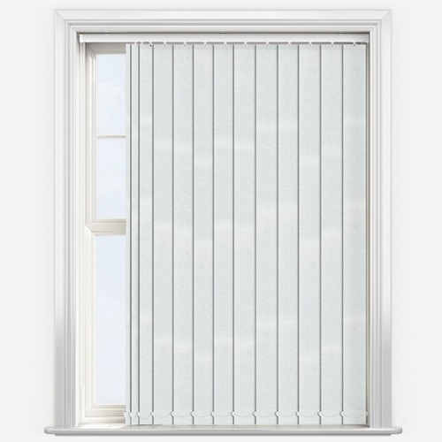 Plain White Vertical Blind Replacement Slats 3