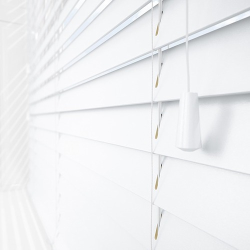 Prime White Real Wooden Blinds 2