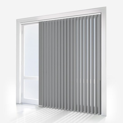 Slate Grey Vertical Blind Replacement Slats - Plain Design 2
