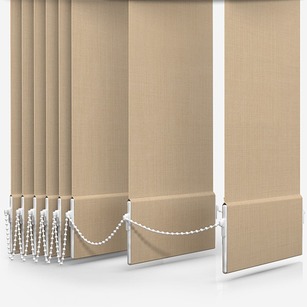 Dimout Vertical Blinds - Natural